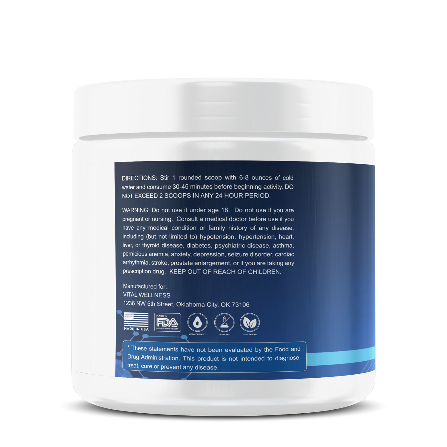 Pre-Workout Formula, Energy & Focus