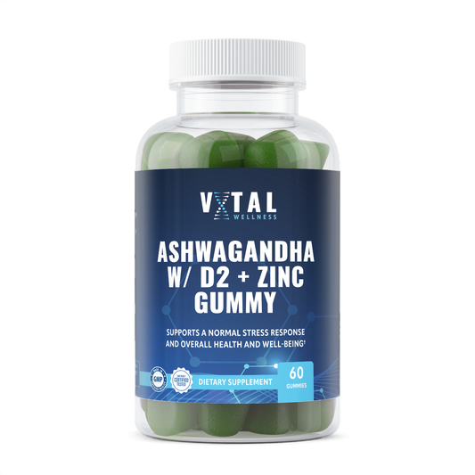 Ashwagandha w/D2 + Zinc Gummy